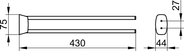 02718010000 Полотенцедержатель KEUCO City.2 - Вид №2