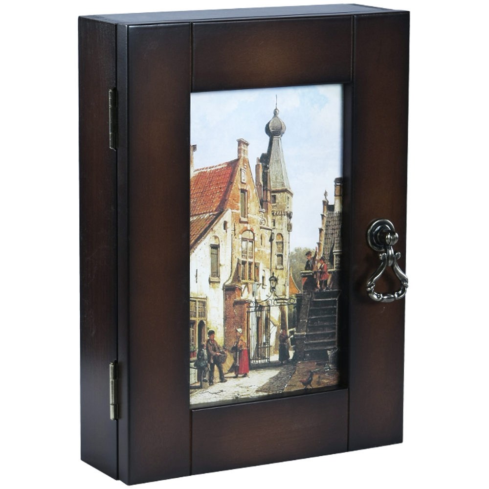 71111 Ключница Семь ключей счастья Орех Оберджин BOGACHO 4627138207543