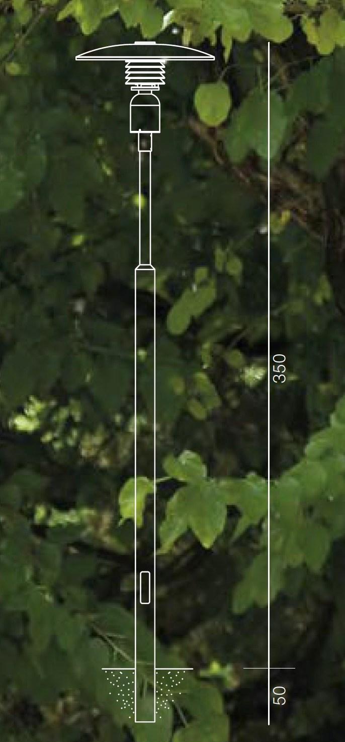 Martinelli Luce Светодиодный садовый светильник из алюминия  2250/l/1  - Вид №3