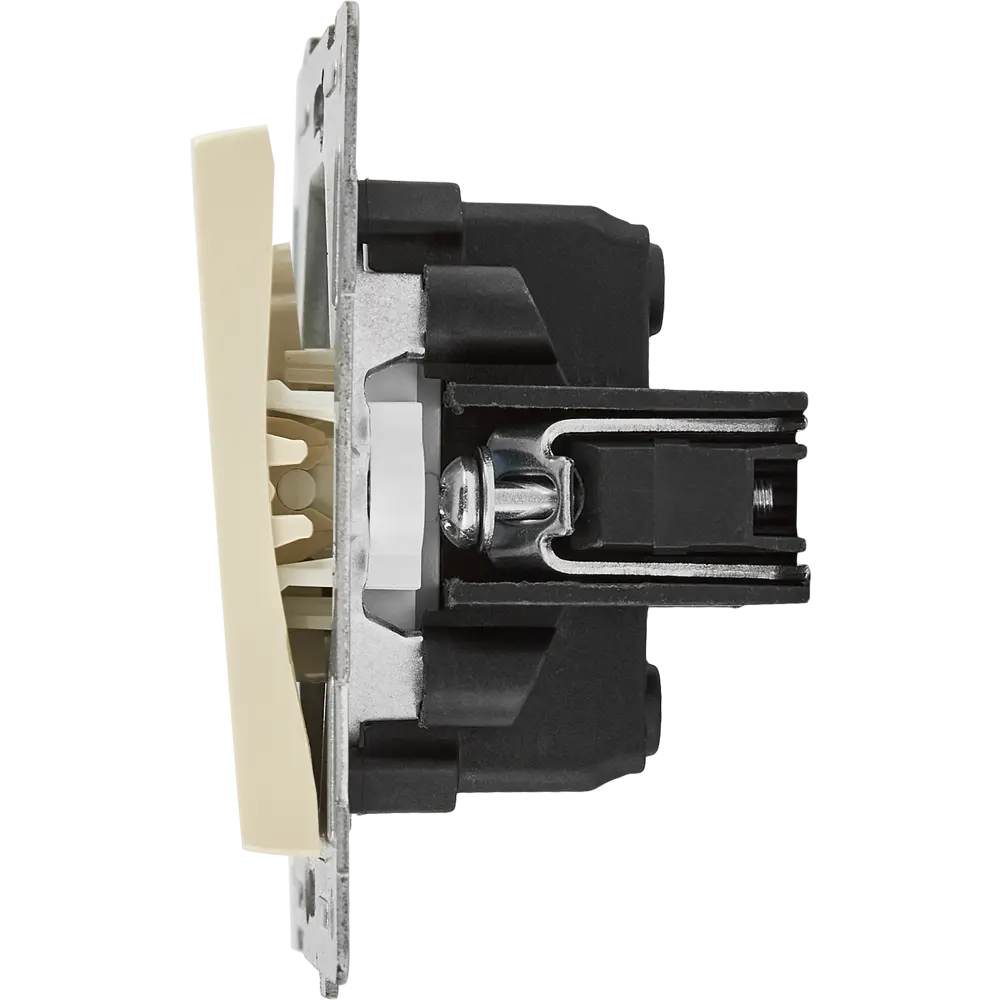 GUSI Electric Ugra — проходной выключатель на 2 клавиши в бежевом исполнении 87618443 STLM-1107216 - Вид №3