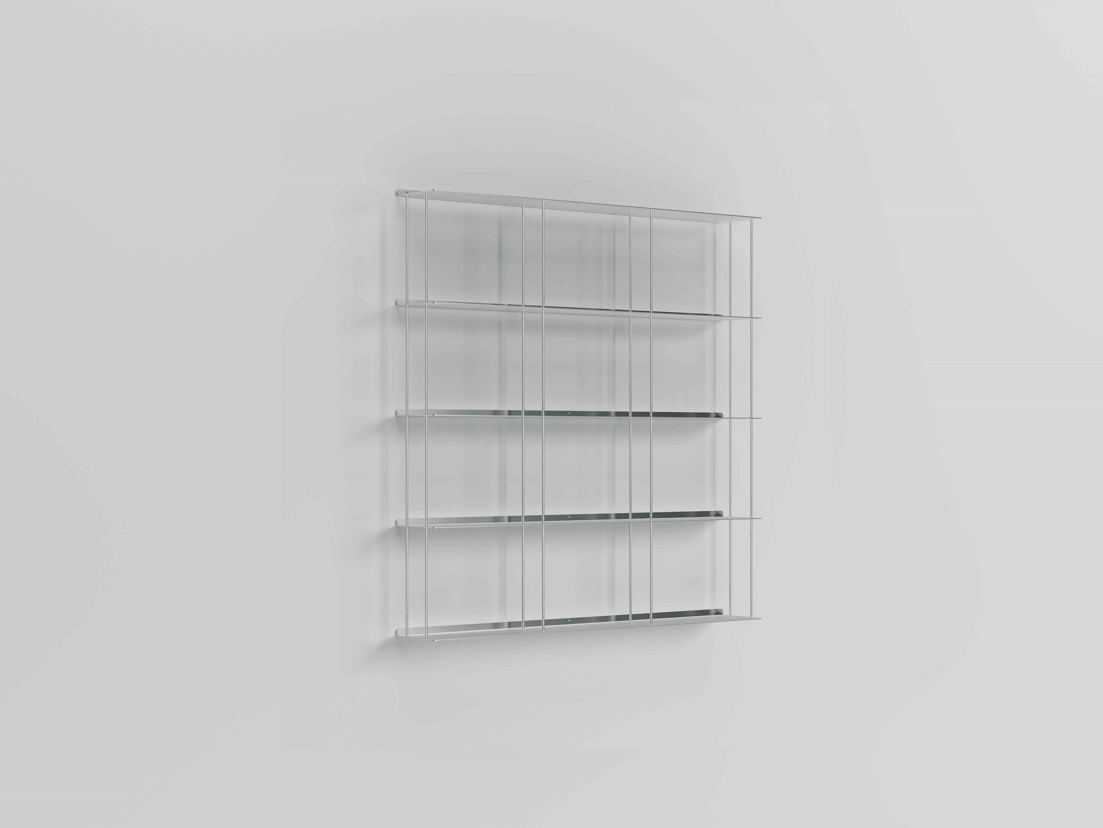 Алюминиевый секционный настенный книжный шкаф KRIPTONITE Krossing ARCH-00131150 - Вид №22