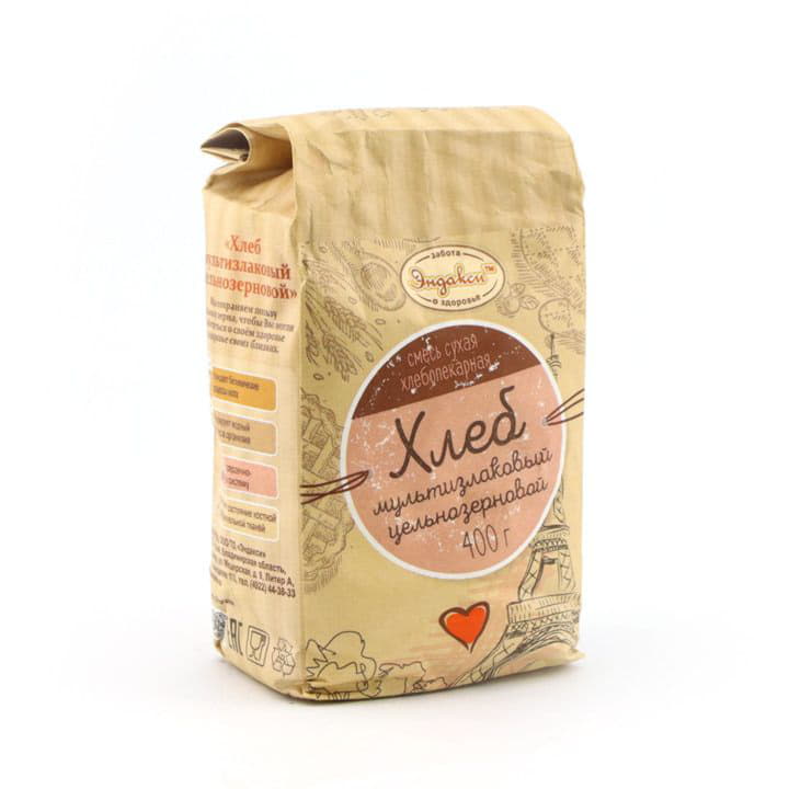 Хлеб мультизлаковый цельнозерновой сухая хлебопекарная смесь Эндакси Santreyd 4624 - Вид №1
