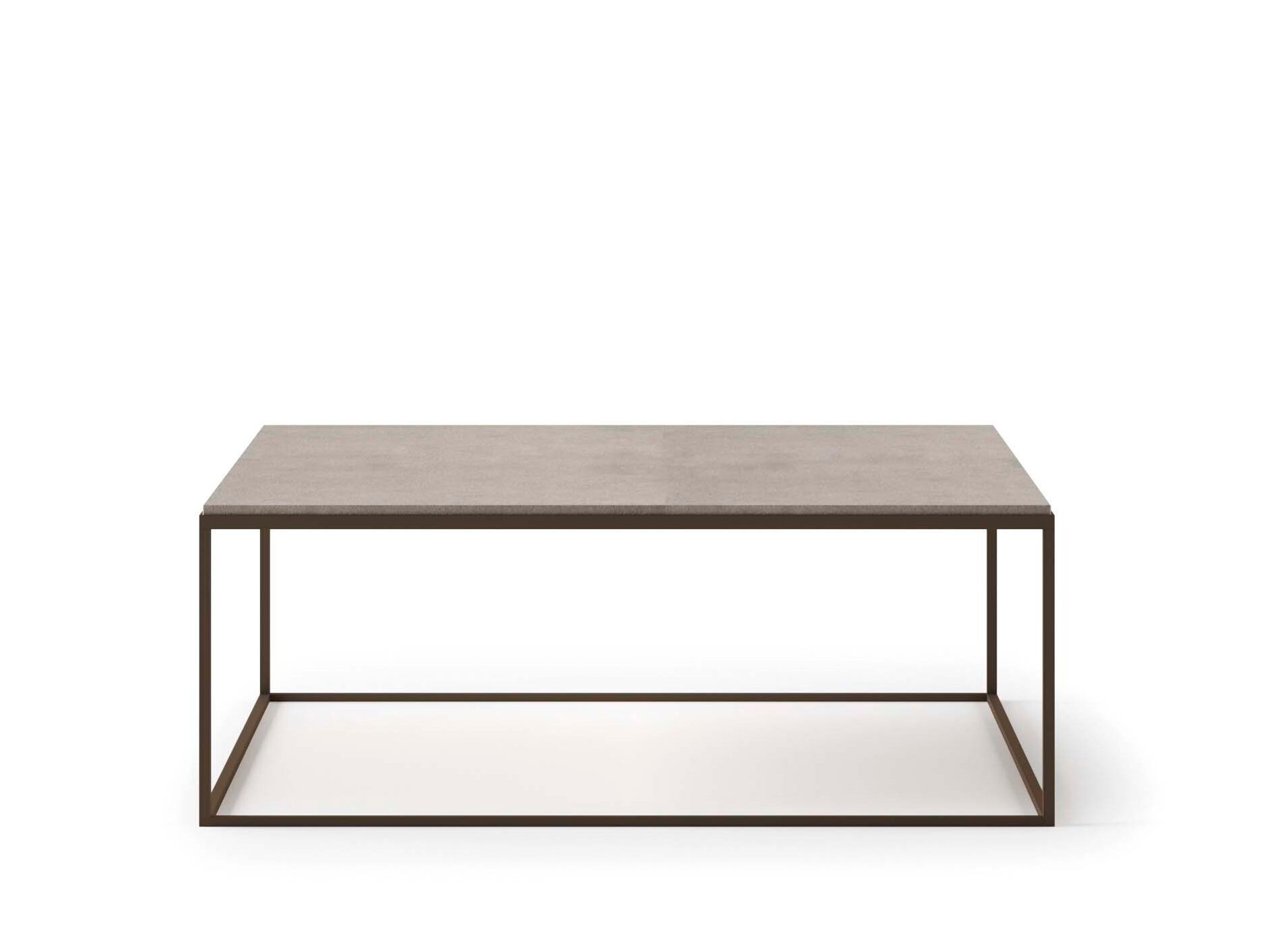 Металлический квадратный журнальный столик Alf DaFrè KOBE ARCH-00045698