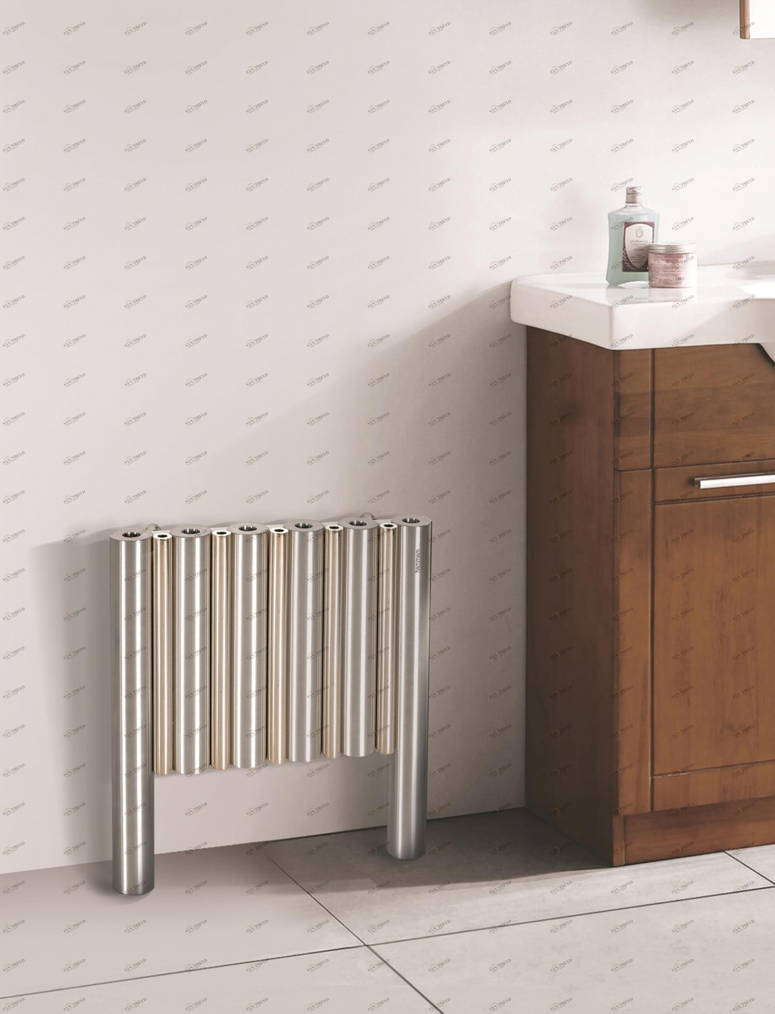 Радиатор Hammam GRACE Stainless steel radiator комбинированный; электрический или водяной Сталь 