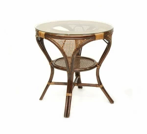 Стол обеденный коричневый Dream ЭКО ДИЗАЙН ПЛЕТЕНАЯ 009726 Бежевый;коричневый