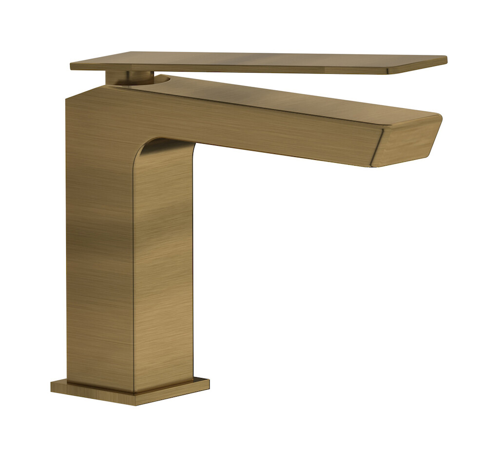 Смеситель для раковины на 1 отверстие в комплекте с донным клапаном WE ARE IB k3200mb Modern Bronze K3