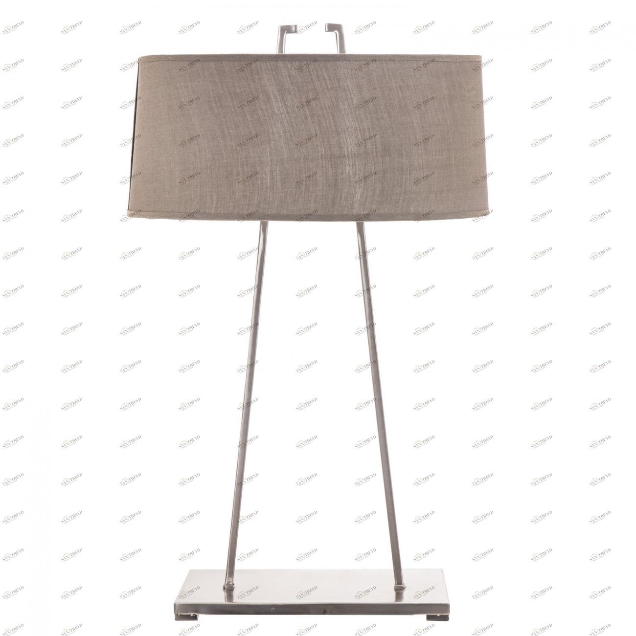 Настольная лампа Sara серая 5514 PUSHA КЛАССИЧЕСКИЕ 061689 Бежевый;хром 