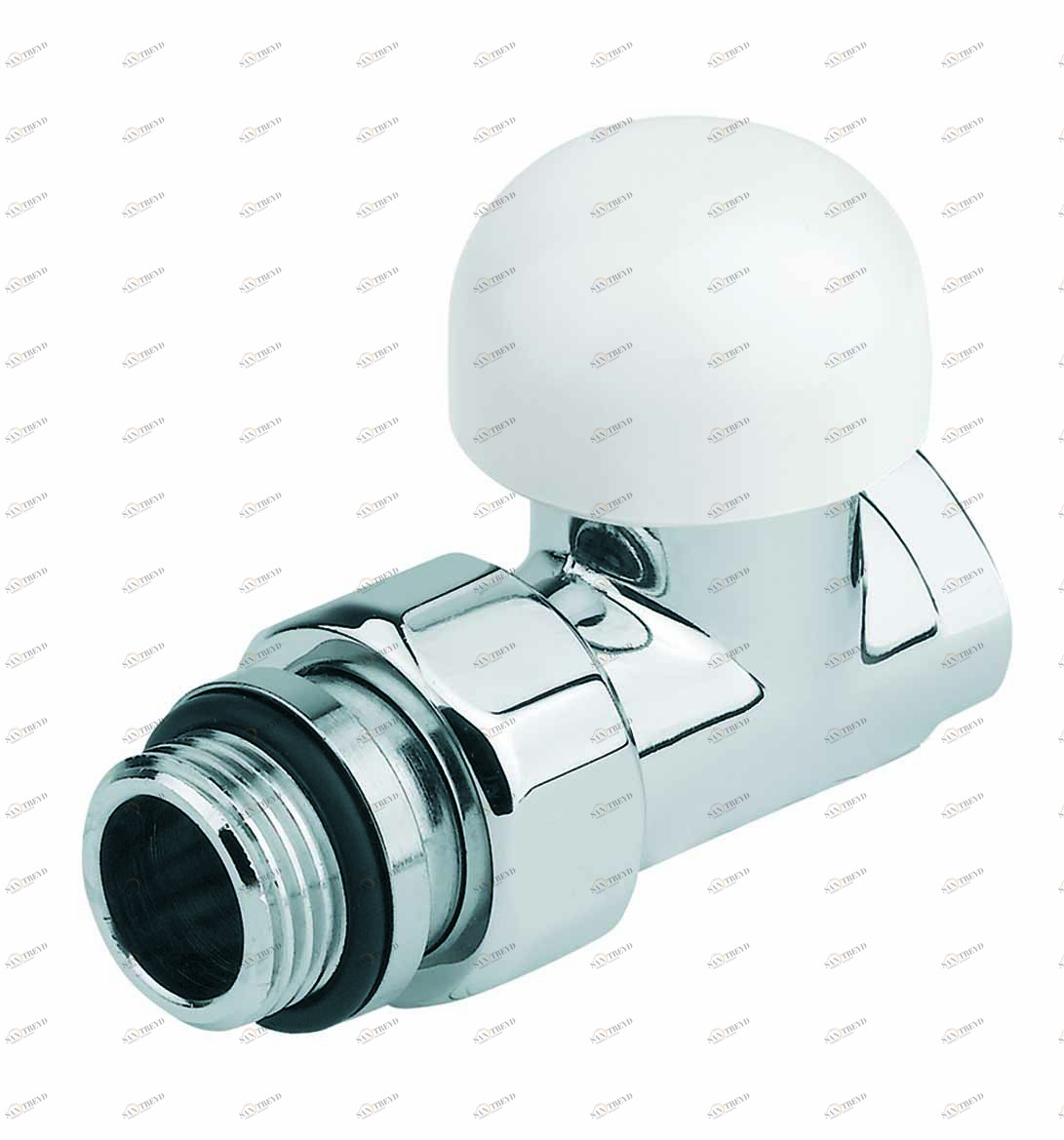 Carlo Poletti V151700E Клапан термостатический угловой с подключением для стальной трубы 