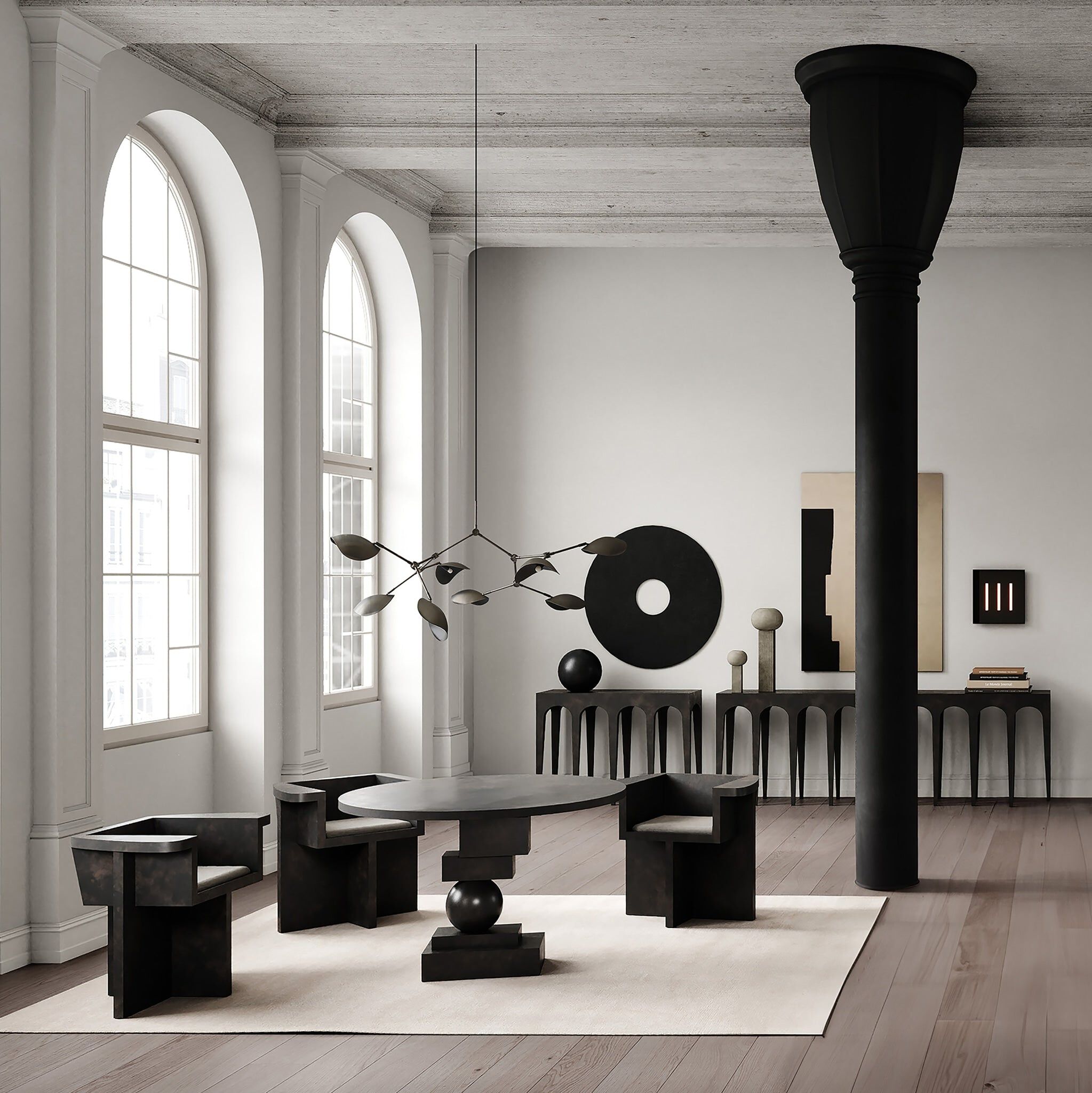 Круглый стол из волокнистого бетона 101 Copenhagen ARTIST DINING TABLE ARCH-00040776 - Вид №5