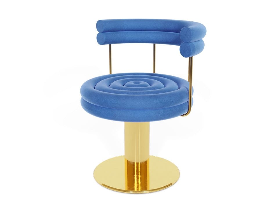 Мягкий стул для ресторана Essential Home Hollywood Glamour ARCH-00040419 - Вид №3