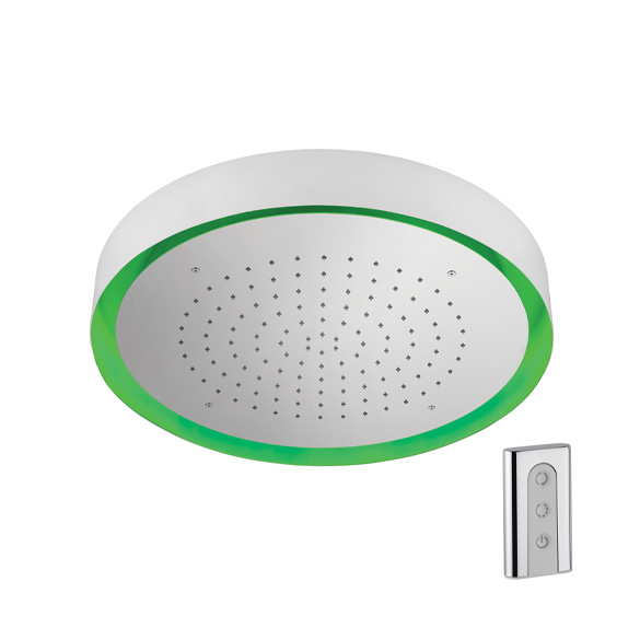 82130 Видимая головка ø370 потолочное крепление / струя дождя + свет / с дистанционным управлением HORUS Range Hydro 