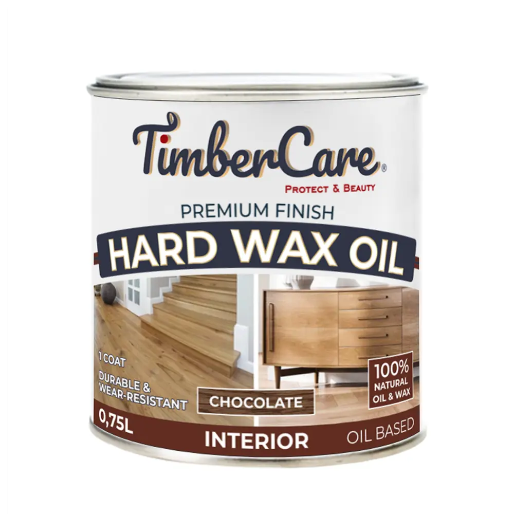 90671876 Масло защитное с твердым воском TimberCare 350062 цвет шоколад 0.75 л STLM-0332177