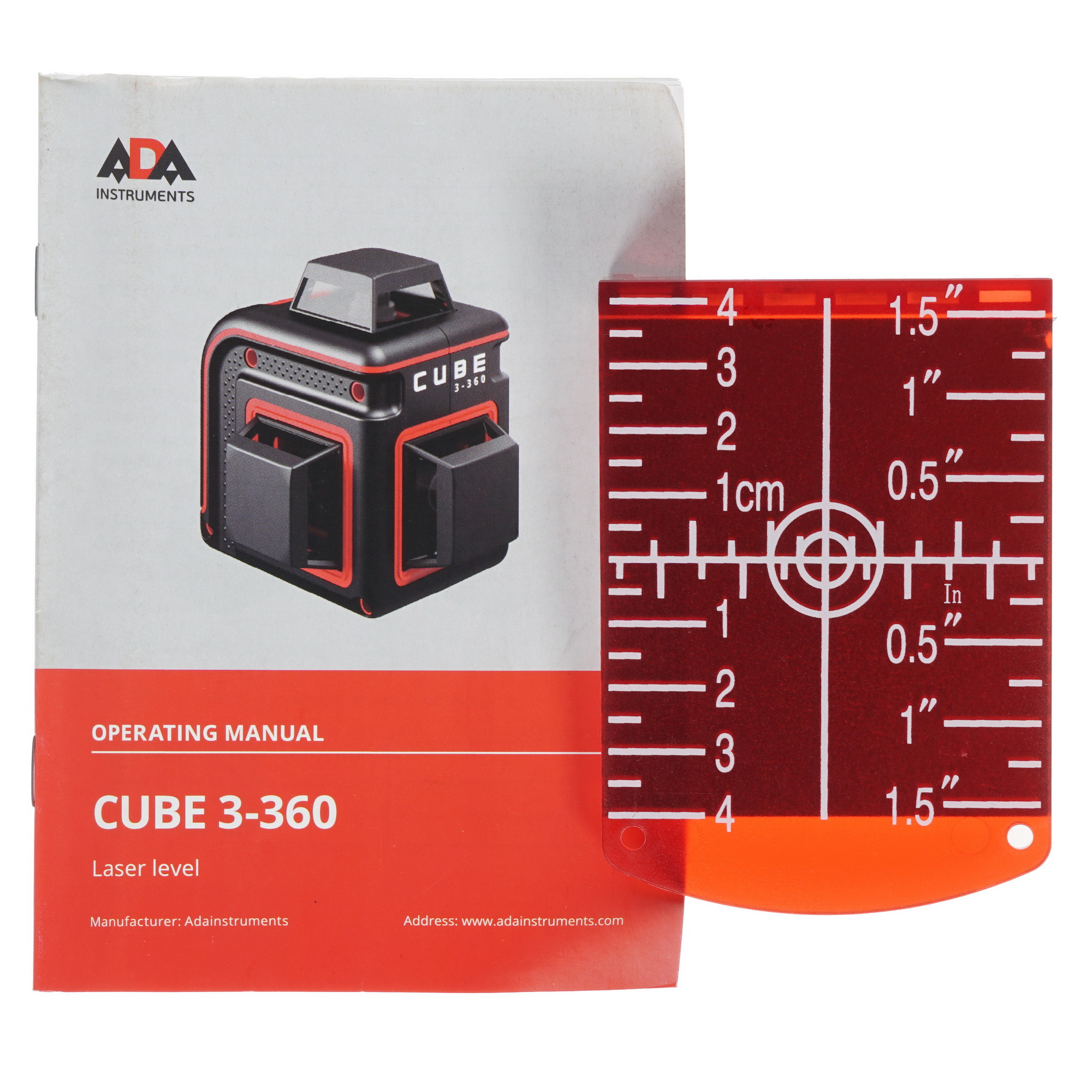 Лазерный нивелир ADA Cube 3-360 Professional Edition 8153260 STDN-0065557 - Вид №6