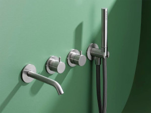 Набор настенных ванн с 4 отверстиями из нержавеющей стали