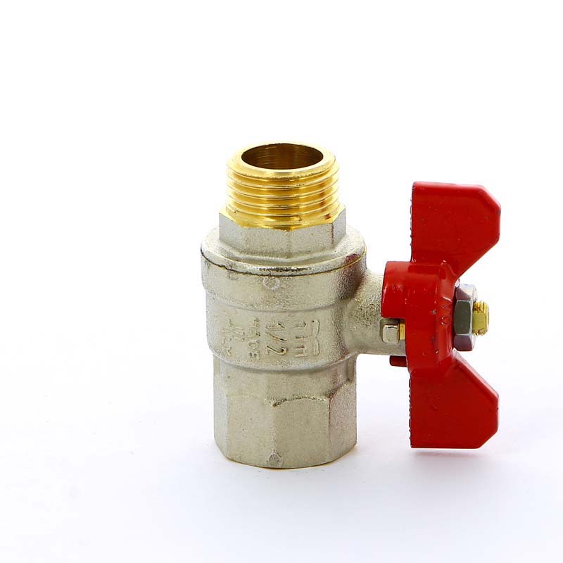 Кран шаровой НВ SCIROCCO бабочка TIEMME 1/2" 2310003