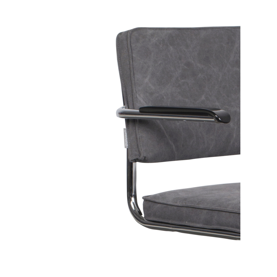 Кресло Ridge Kink Vintage серое Zuiver 1200074 - Вид №4