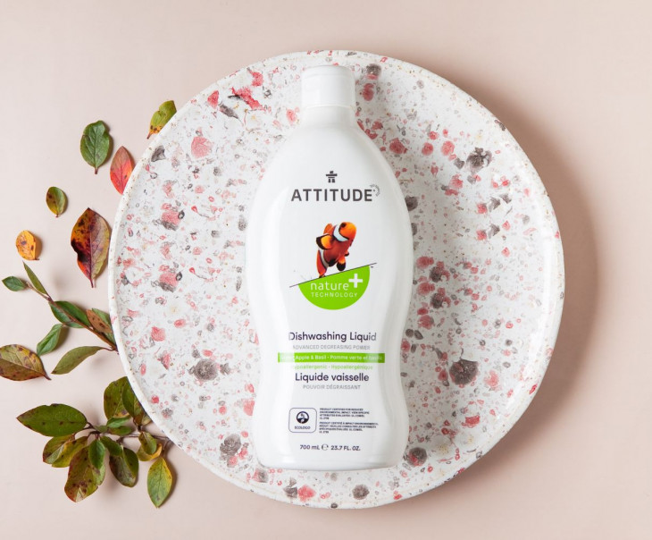 7167 Средство для мытья посуды .Зеленое яблоко и Базилик Вкусляндия 