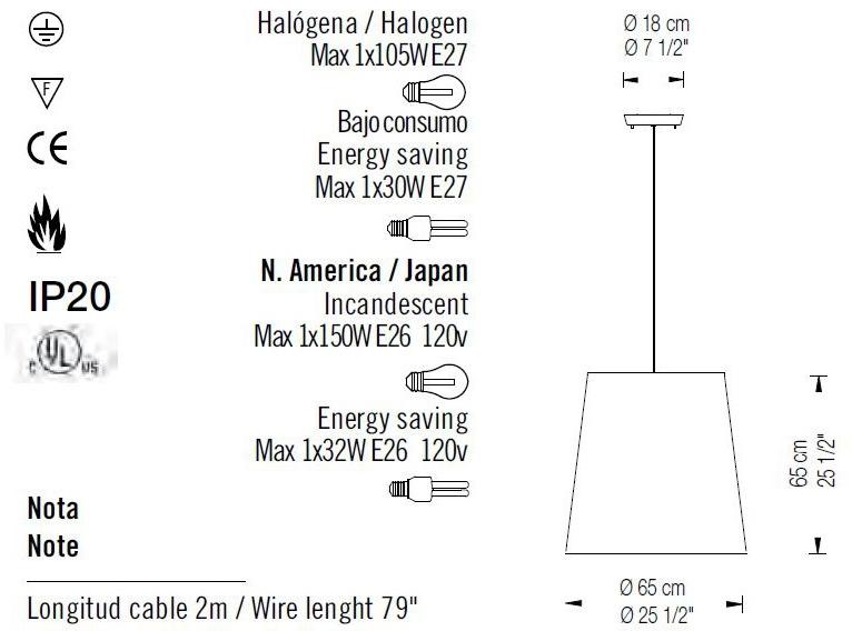 fambuena Подвесной светильник Excéntrica 9041 - Вид №3