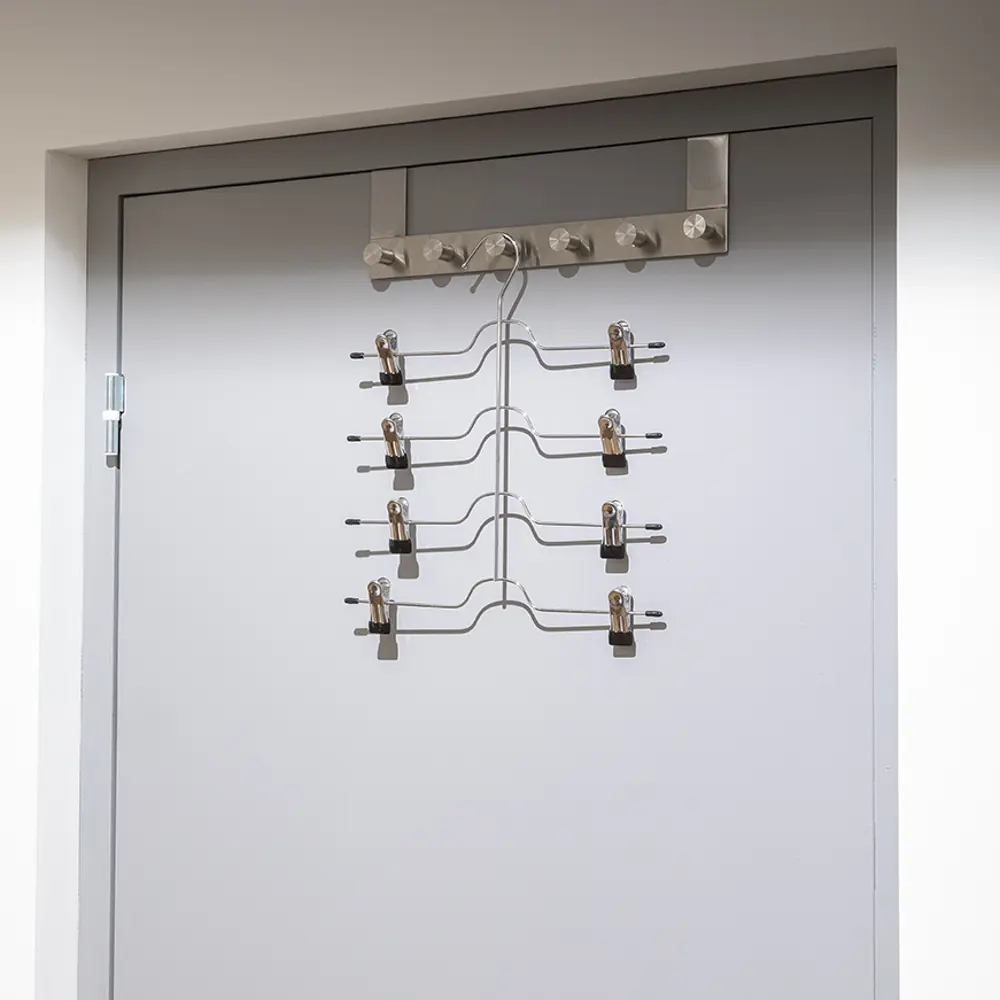 Вешалка-зажим SPACEO для брюк с двойным крючком 82680678 Вешалка с зажимами STLM-0033936 - Вид №1