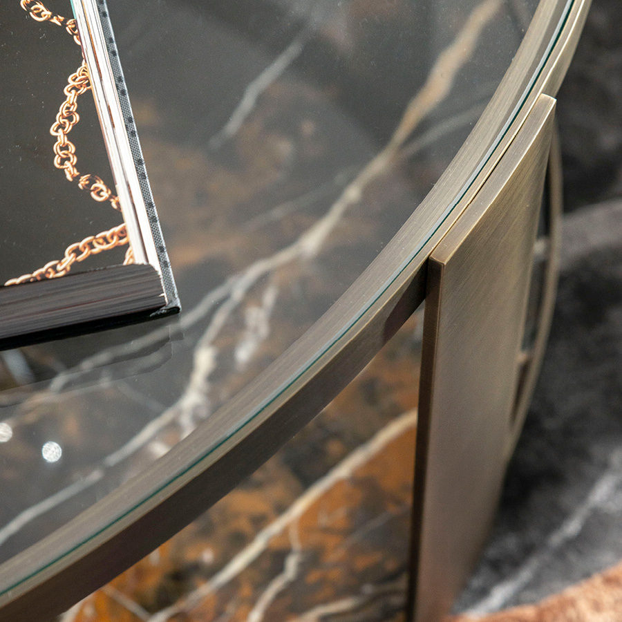 GRST21 Trésor Круглый бронзовый коктейльный стол - giorgio collection - Вид №2