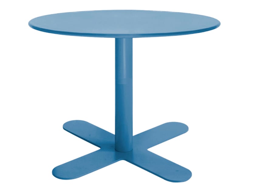 Круглый садовый столик из оцинкованной стали iSimar Антиб ARCH-00125726