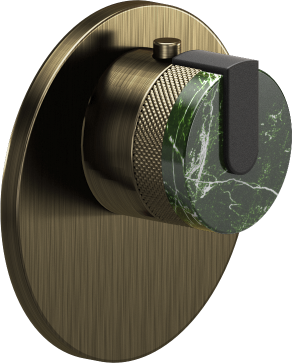 E-8027-R2MGE-L1BK-VBB-T Термостатический переключатель 3/4-Внешняя часть GRAFF MOD+