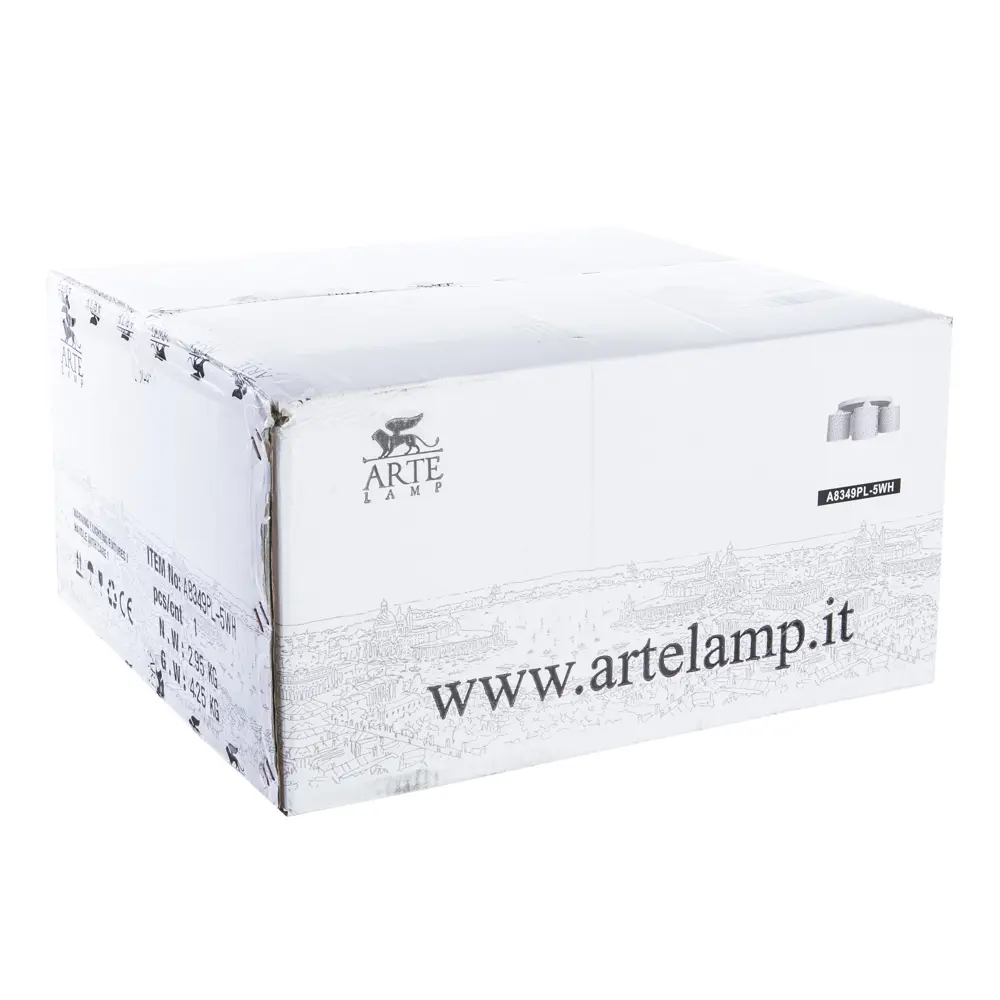 Люстра Ferra 5xE14x40 Вт 18639081 STLM-2073271 Arte Lamp  - Вид №10