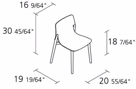 Alias Стул складной из дуба Kayak sun-id-1468424 - Вид №2