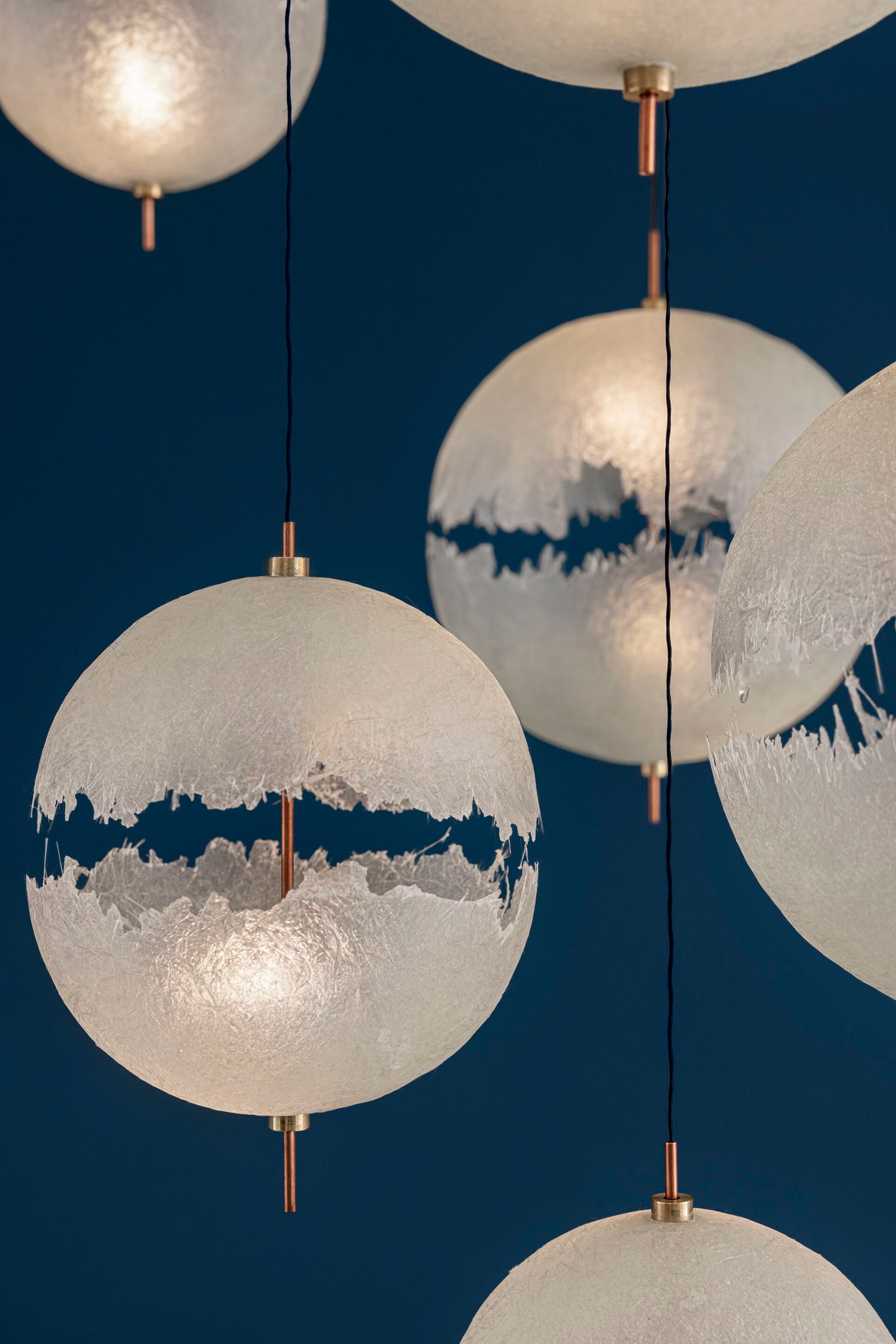 Светодиодная подвесная лампа из стекловолокна Catellani & Smith PostKrisi ARCH-00130114 - Вид №4