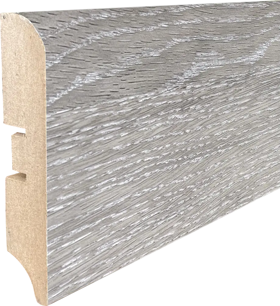 GRACE Плинтус напольный МДФ серебристый клен 8х240 см 84612359