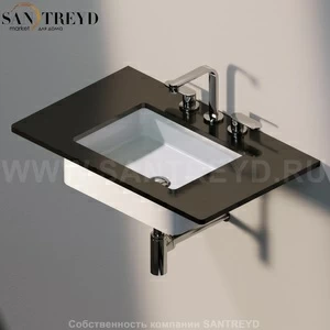MW48SP9016 Накладная раковина под столешницу  квадратная Ceramica Flaminia Miniwash