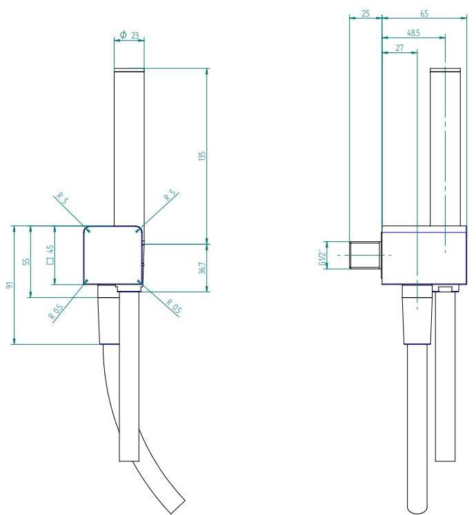 ZAZZERI Смеситель для душа, однорычажный, с ручным душем Pop sun-id-1515894 - Вид №3