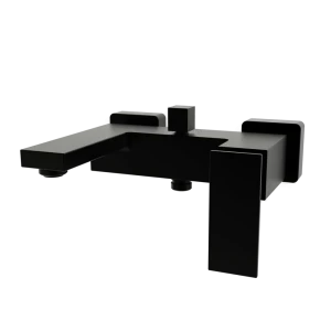 Смеситель для ванны KONSENSA Прато черный матовый с керамическим картриджем 89396328