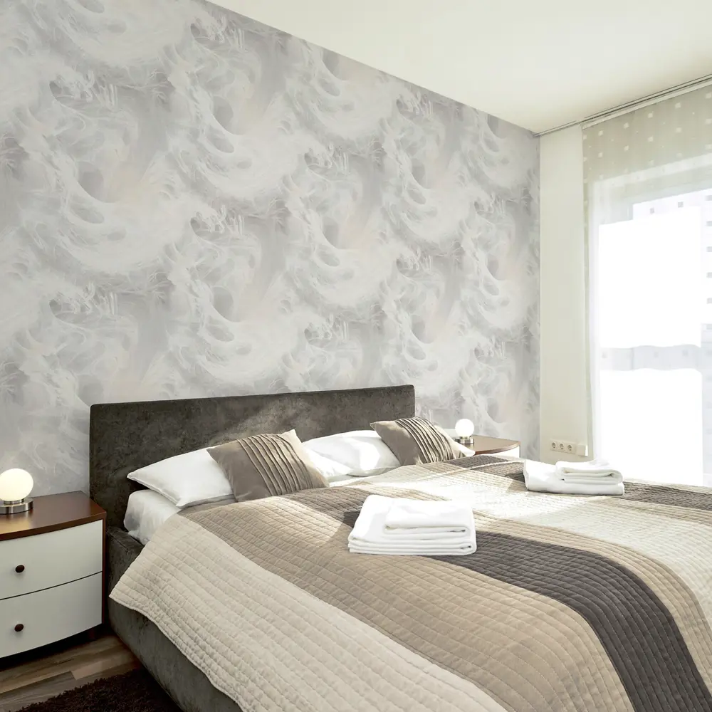 Обои на флизелиновой основе Дым 1.06х10.05 м цвет серый 4034-5 МОСКОВСКАЯ ОБОЙНАЯ ФАБРИКА Дымок STLM-2008910 - Вид №3