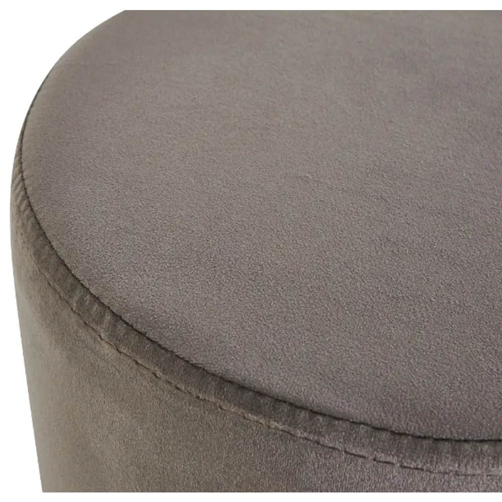 Santreyd Пуф бархатный серо-бежевый для гостиной и спальни 85667428 STLM-0065089 - Вид №1