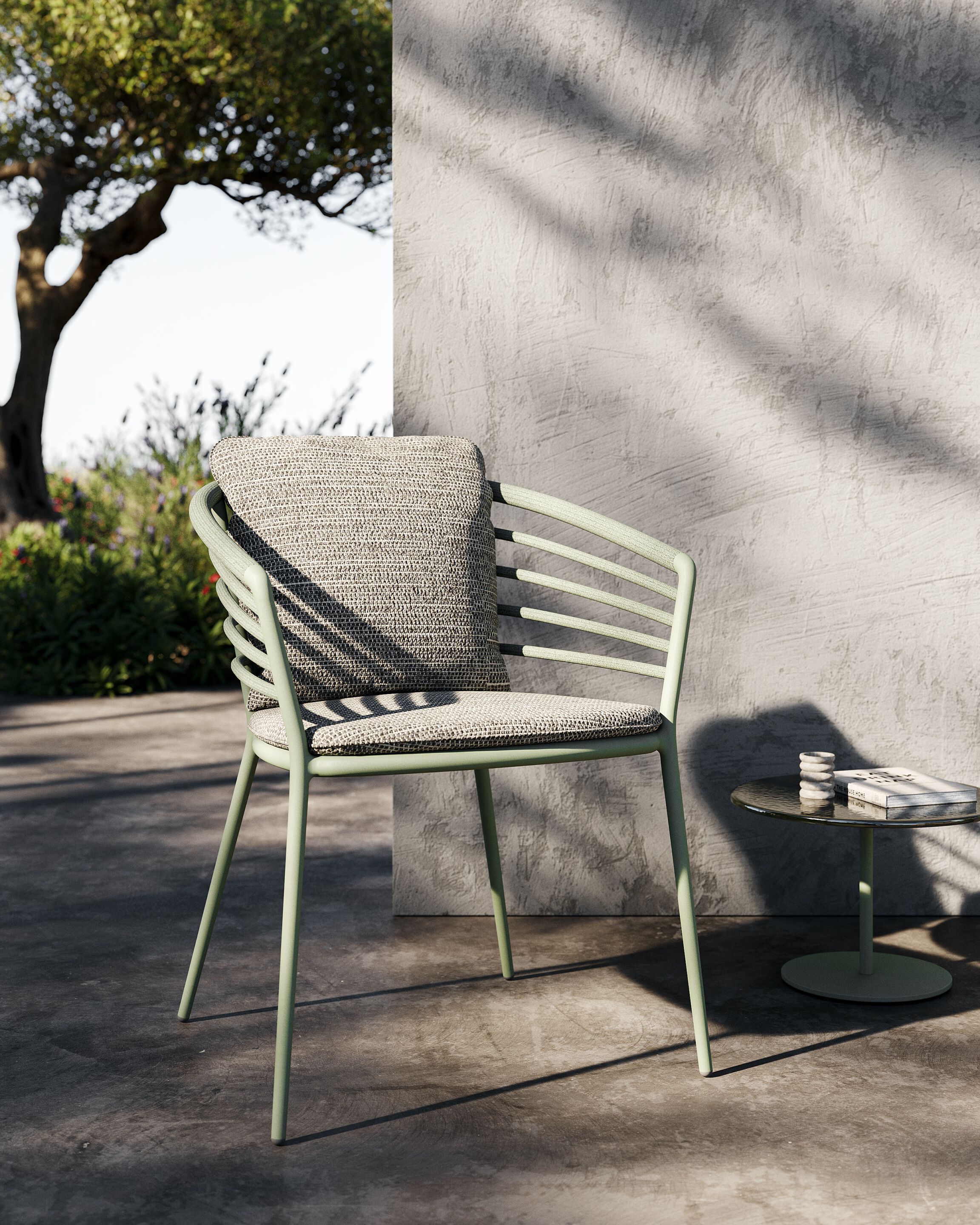 Алюминиевый садовый стул с подлокотниками Royal Botania Archy ARCH-00101924 - Вид №13