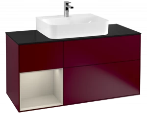 Villeroy&Boch Тумба под раковину Прямоугольная версия F162HHHB Finion Peony Matt Lacquer