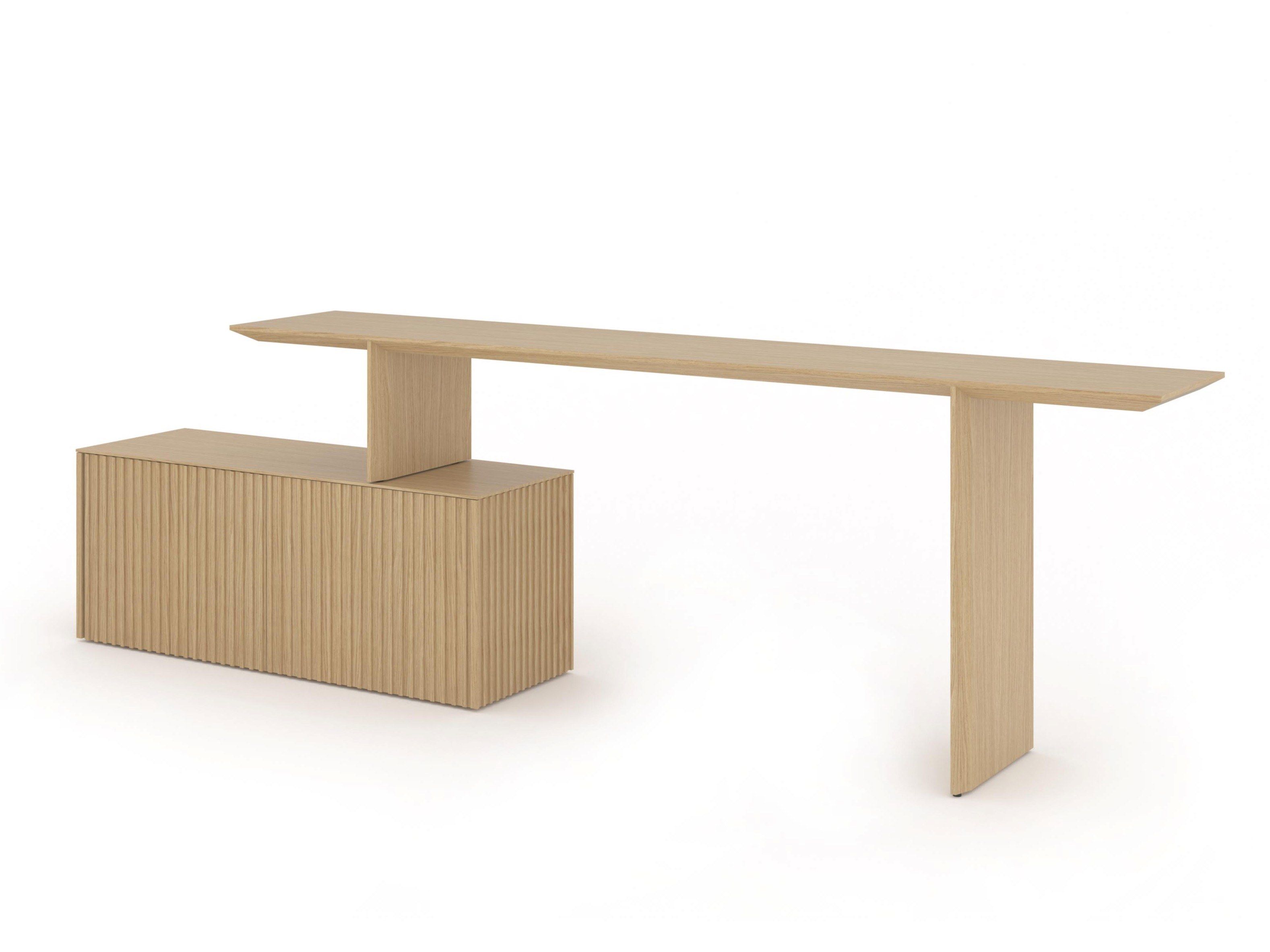 Деревянный прямоугольный стол с полками Punt Velasca ARCH-00115584