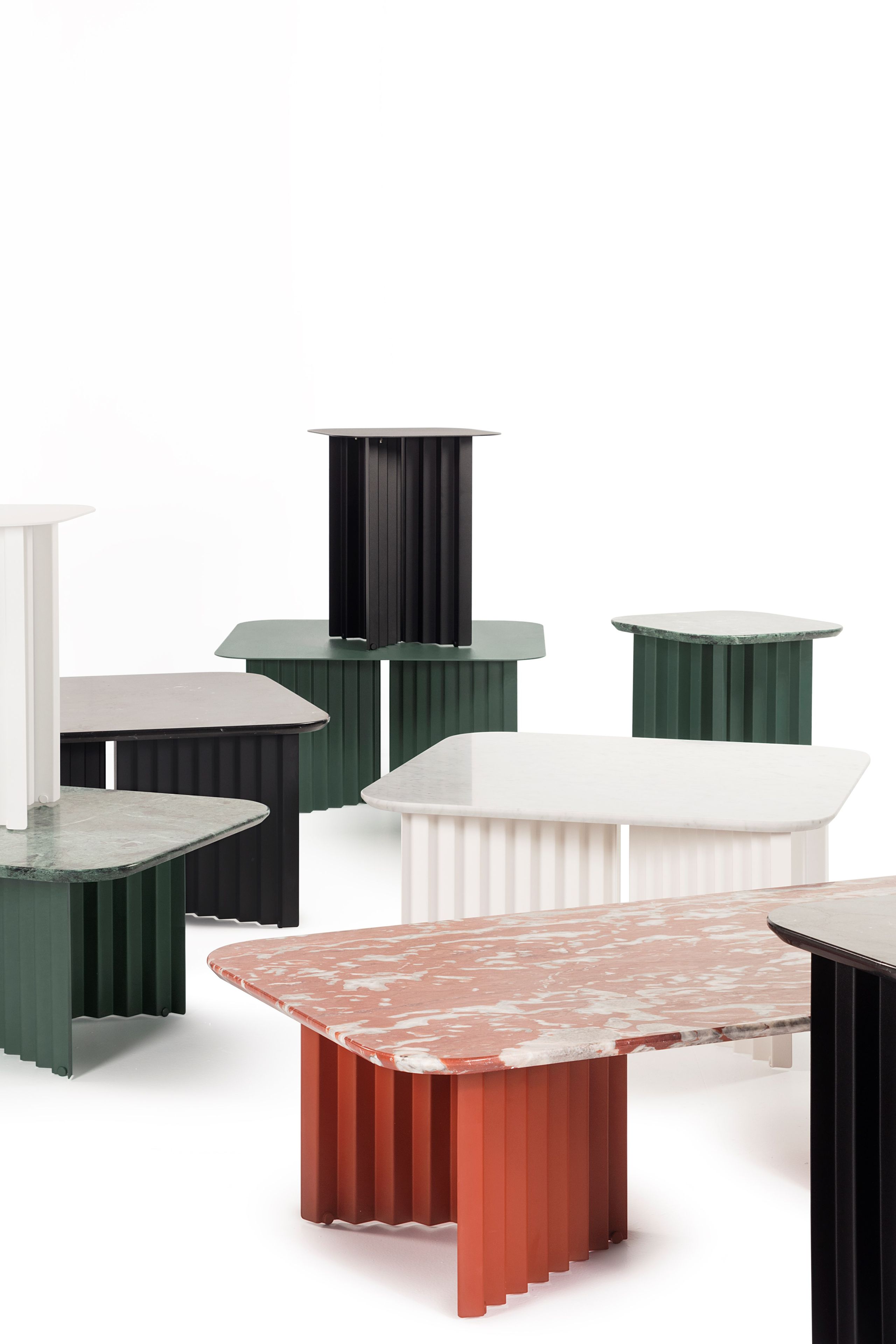 Квадратный мраморный журнальный столик и стальная основа RS Barcelona Plec ARCH-00106220 - Вид №5