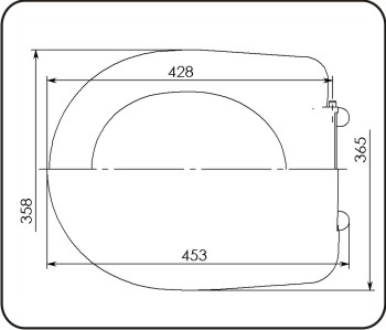 16817 Крышка сиденье для унитаза УКЛАД  - Вид №1