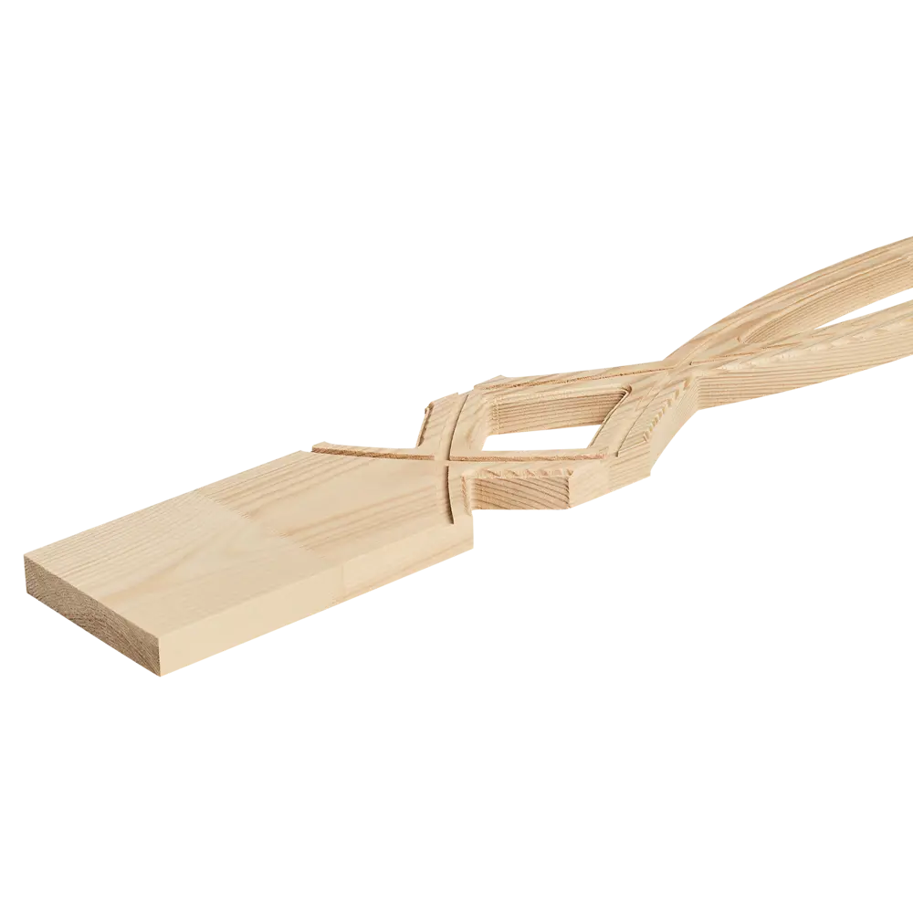 Балясина Дуга сращенная хвоя сорт Прима 18x90x900 мм Santreyd STLM-2063253 - Вид №2