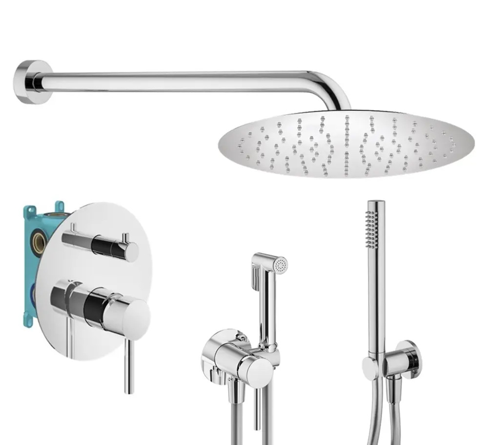 91719994 Комплект смесителей для душа Plumberia Selection KITZXO18CR, Хром STLM-0999004