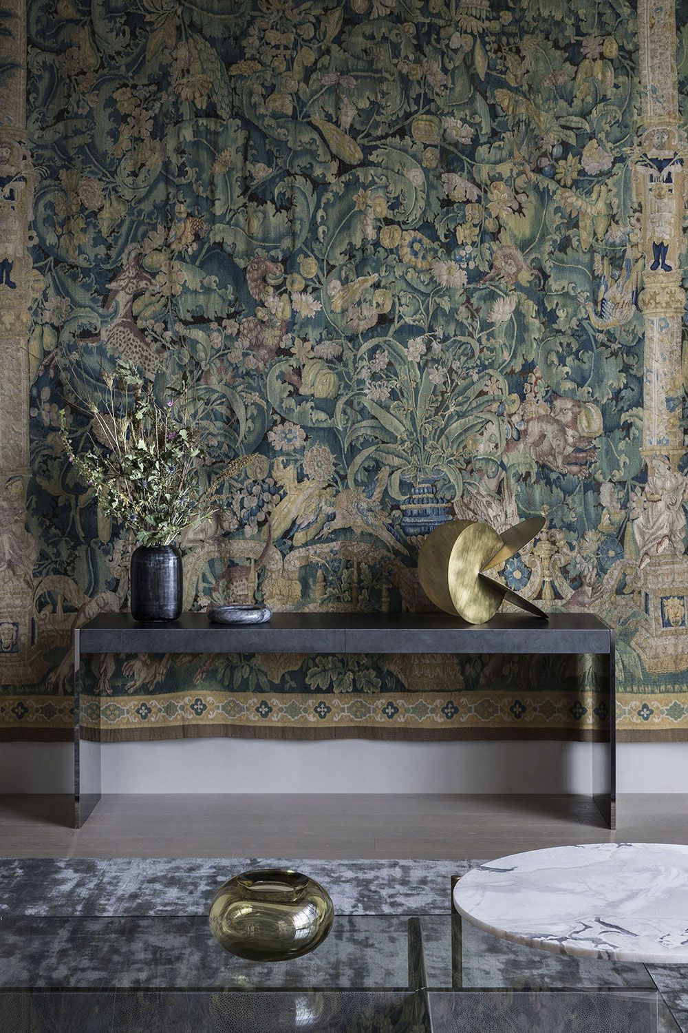 Деревянная прямоугольная консоль OAK Metronome ARCH-00010515