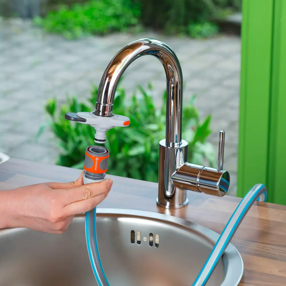 Адаптер на бытовой кран для быстрого соединения Gardena 82502457 STLM-2020966  - Вид №12