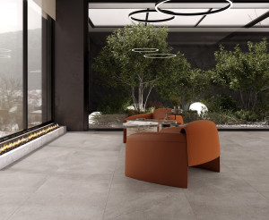 90823602 Керамогранит х9999293164 60х120см 1.44 м² цвет серый Dosimo Grey STLM-0398732 LAPARET