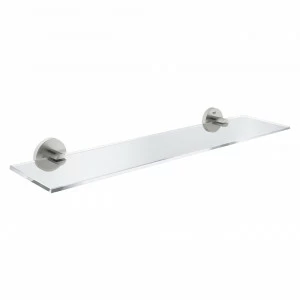 Полочка стеклянная GROHE Essentials, 530 мм, суперсталь (40799DC1)