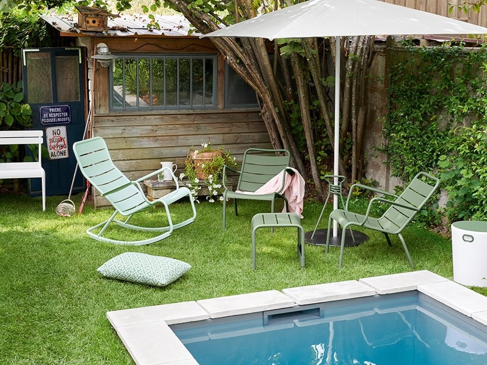 Алюминиевый штабелируемый садовый стул с подлокотниками Fermob Luxembourg ARCH-00023901 - Вид №4