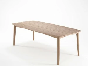 KARPENTER Прямоугольный обеденный стол из тика Grasshopper