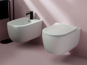 Подвесное биде в витрине