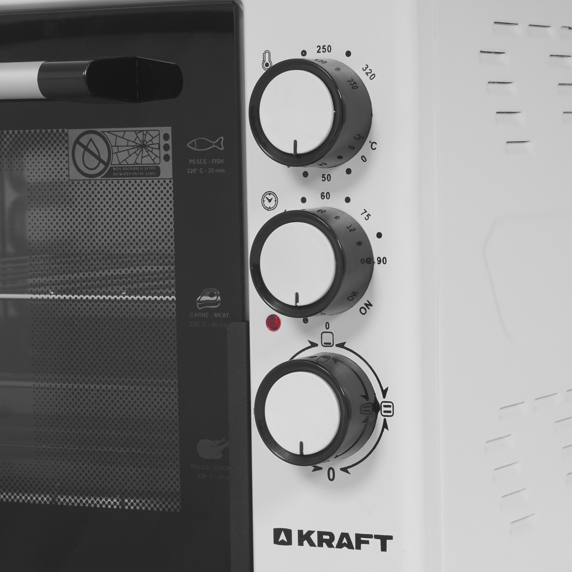 5083459 Мини-печь Kraft KF-MO 3800 W белый STDN-0151205 - Вид №3
